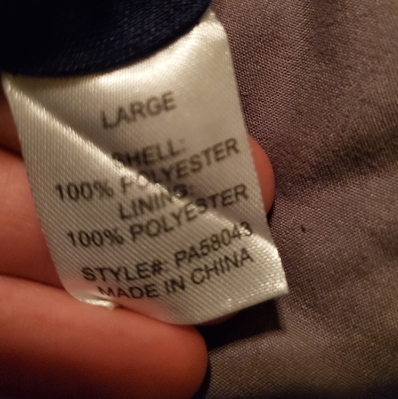 Navy Blue Shorts with Scalloped Floral Lace Trim - Picture 5 of 6